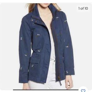 Madewell embroidered floral passage jacket, xs